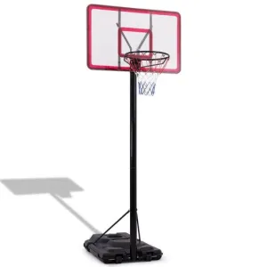 10' Height Adjustable Hoop Stand Basketball Backboard w/ Wheels