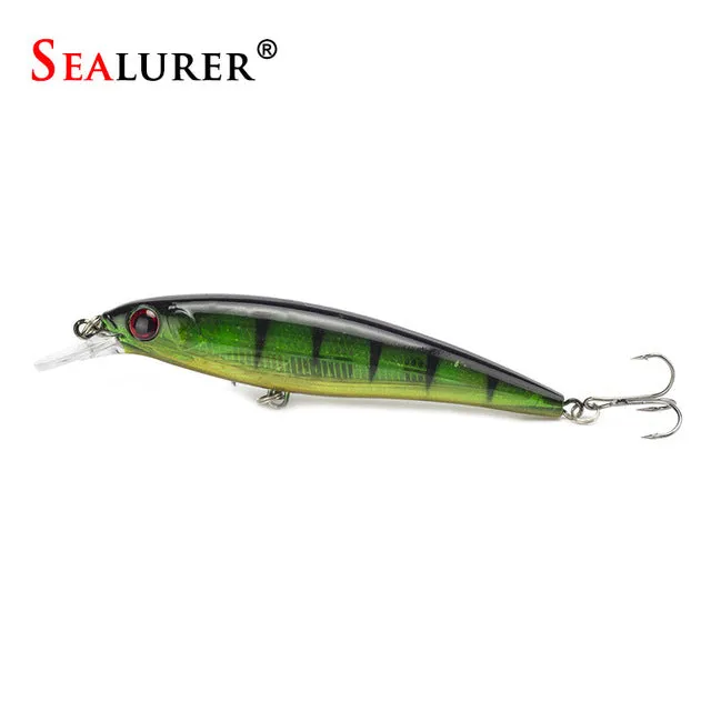 1PCS Laser Minnow Fishing Lure 11CM 13G pesca hooks fish wobbler tackle crankbait artificial japan hard bait swimbait