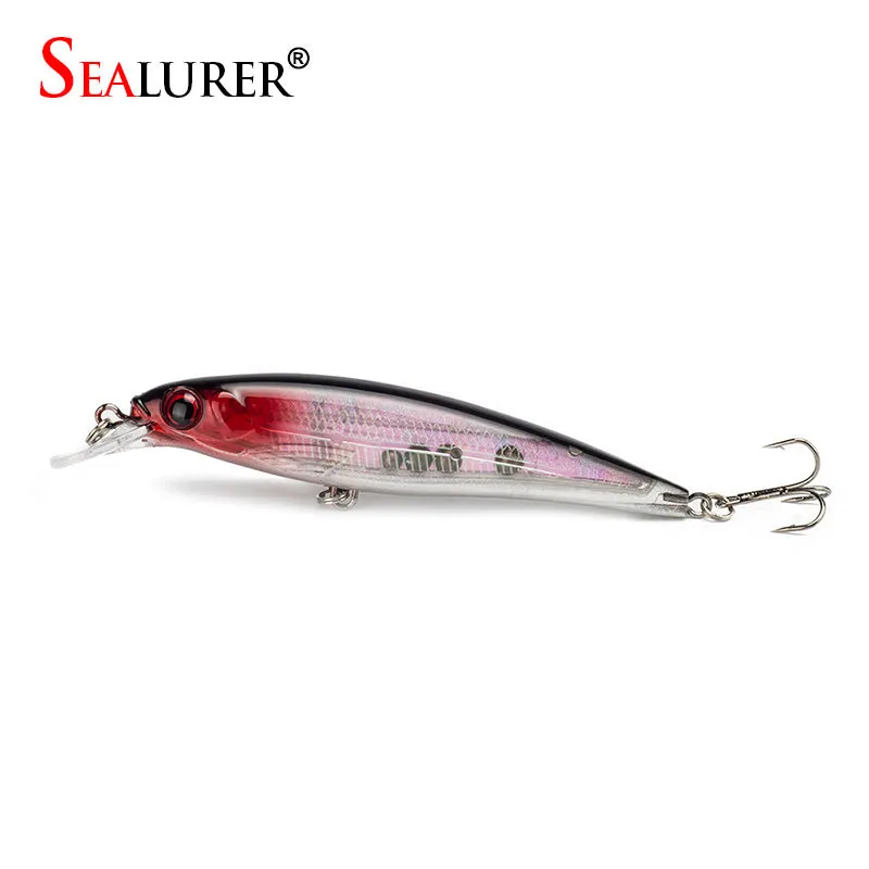 1PCS Laser Minnow Fishing Lure 11CM 13G pesca hooks fish wobbler tackle crankbait artificial japan hard bait swimbait