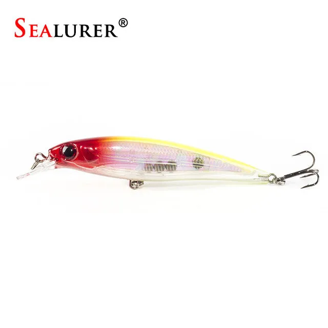 1PCS Laser Minnow Fishing Lure 11CM 13G pesca hooks fish wobbler tackle crankbait artificial japan hard bait swimbait