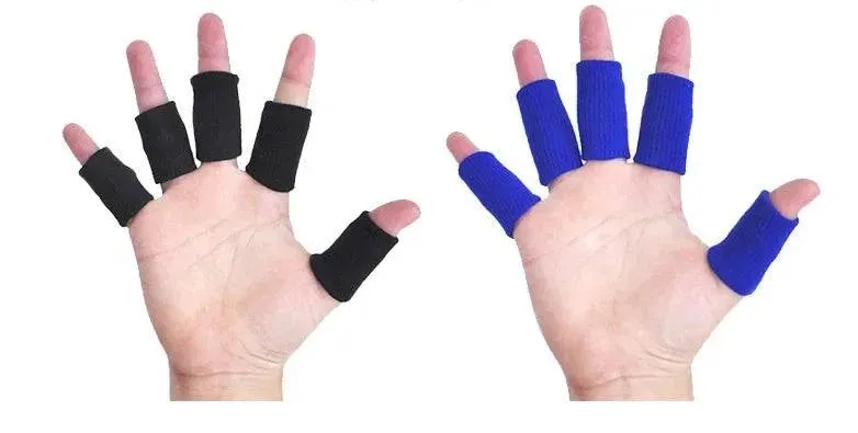 1Pcs/Set Finger Protection Arthritis Support Finger Guard Outdoor Sports Basketball Volleyball Elastic Finger Sleeves Elastic