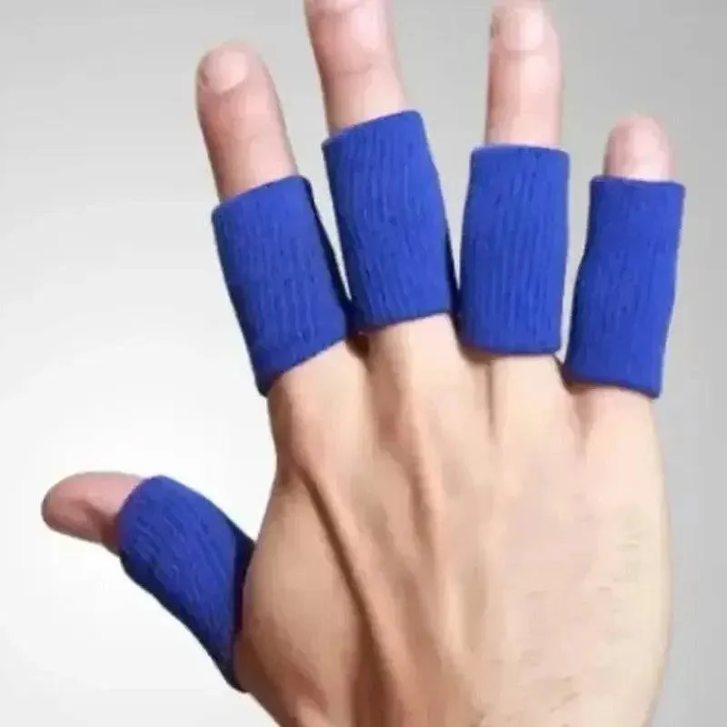 1Pcs/Set Finger Protection Arthritis Support Finger Guard Outdoor Sports Basketball Volleyball Elastic Finger Sleeves Elastic