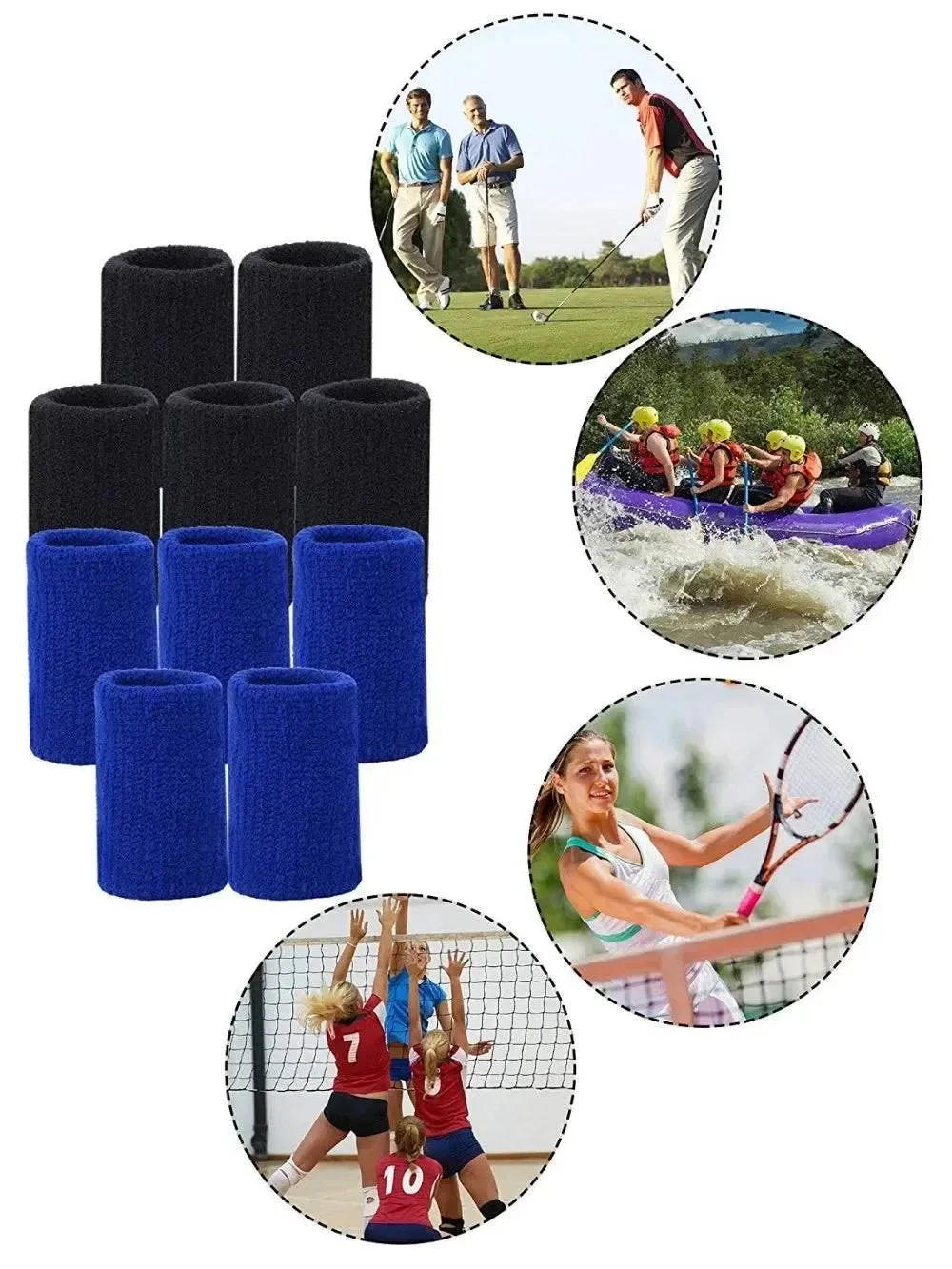 1Pcs/Set Finger Protection Arthritis Support Finger Guard Outdoor Sports Basketball Volleyball Elastic Finger Sleeves Elastic