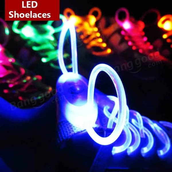 4th Generation LED Glowing Shoelaces Flash Shoelaces Shoe Strap Outdoor Dance Party Supplies