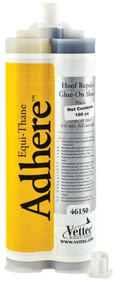 Adhere Glue-On-Shoe &amp; Hoof Repair Black Only