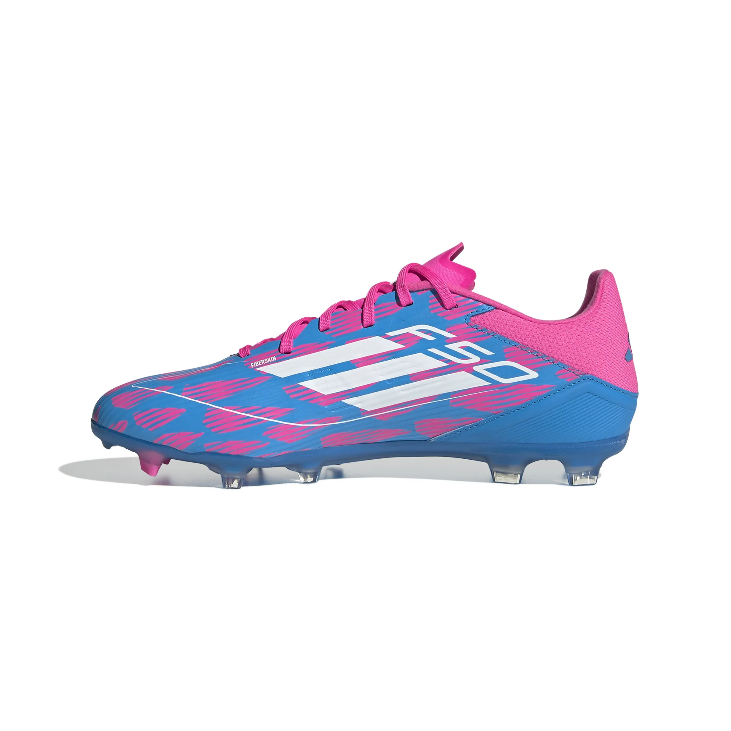 adidas F50 League FG/MG Firm Ground- Solar Blue/ FTWhite/ Solar Pink