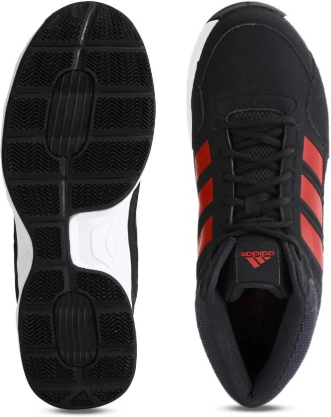 Adidas JAMSLAM Basketball Shoes  (Black)