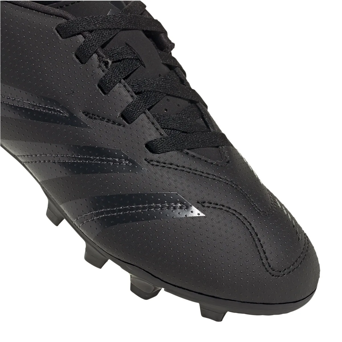 adidas Predator Club FxG Football Boots - Youth - Black/Carbon