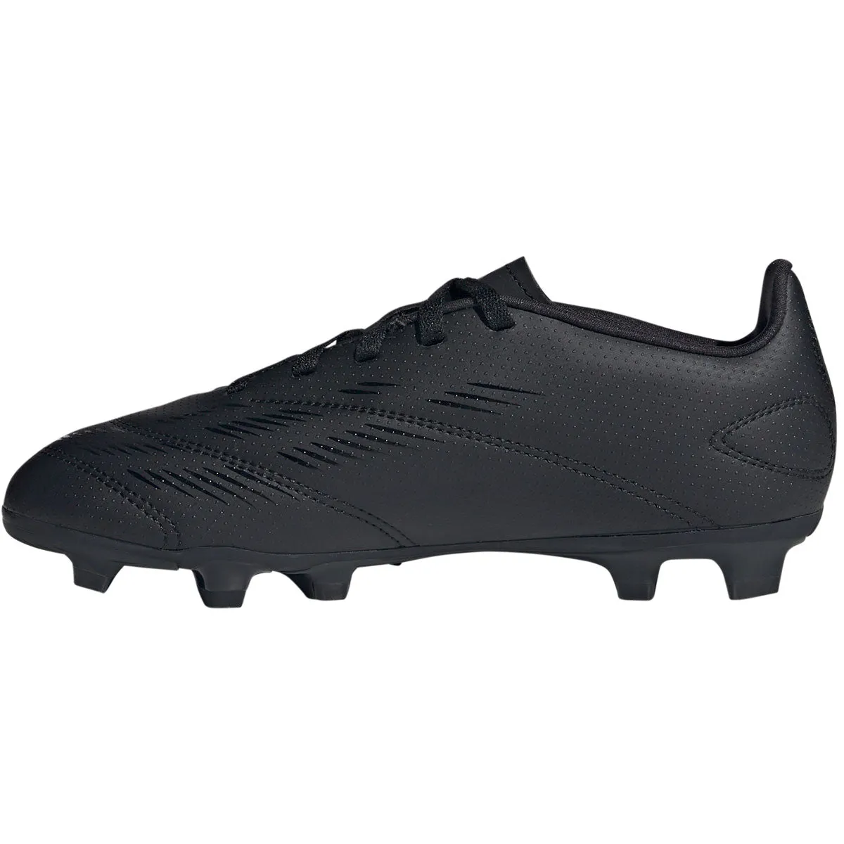 adidas Predator Club FxG Football Boots - Youth - Black/Carbon