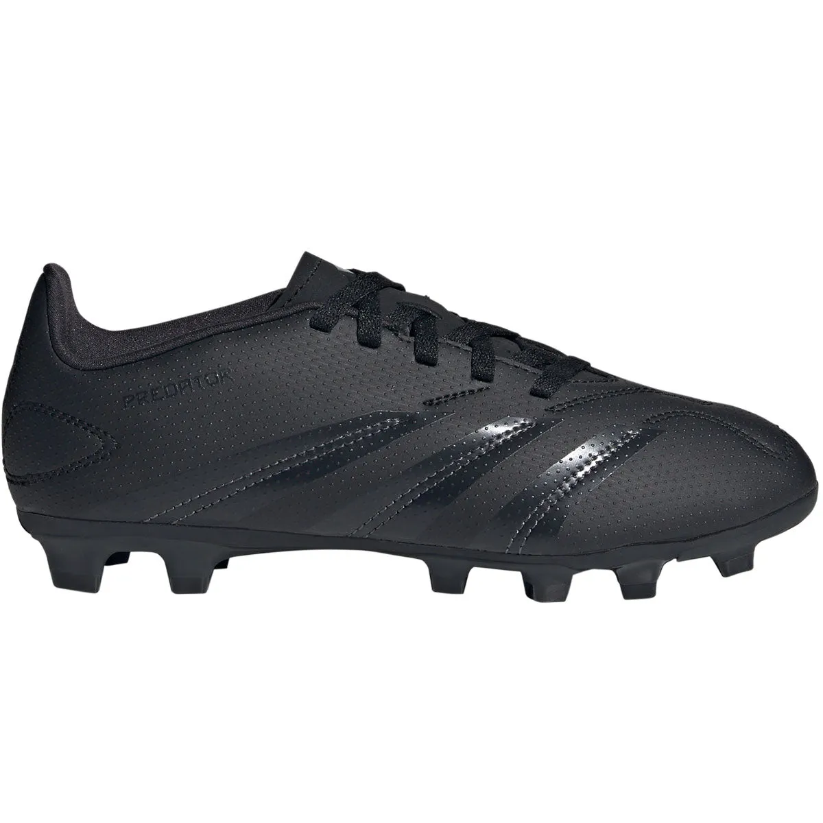 adidas Predator Club FxG Football Boots - Youth - Black/Carbon