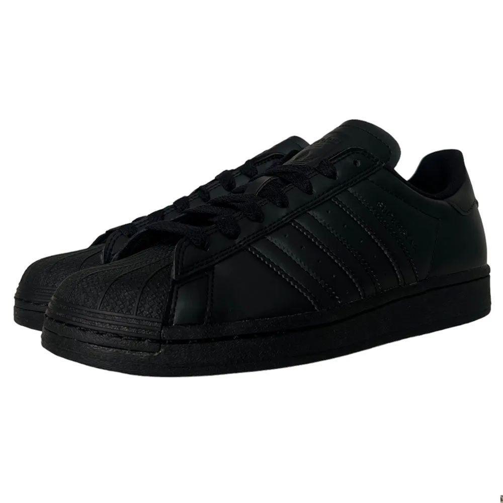 Adidas Superstar ADV Black Black Gold Leather Shoes