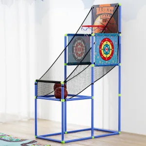 Adjustable Basketball Arcade Game 3 Modes w/ LCD - Blue