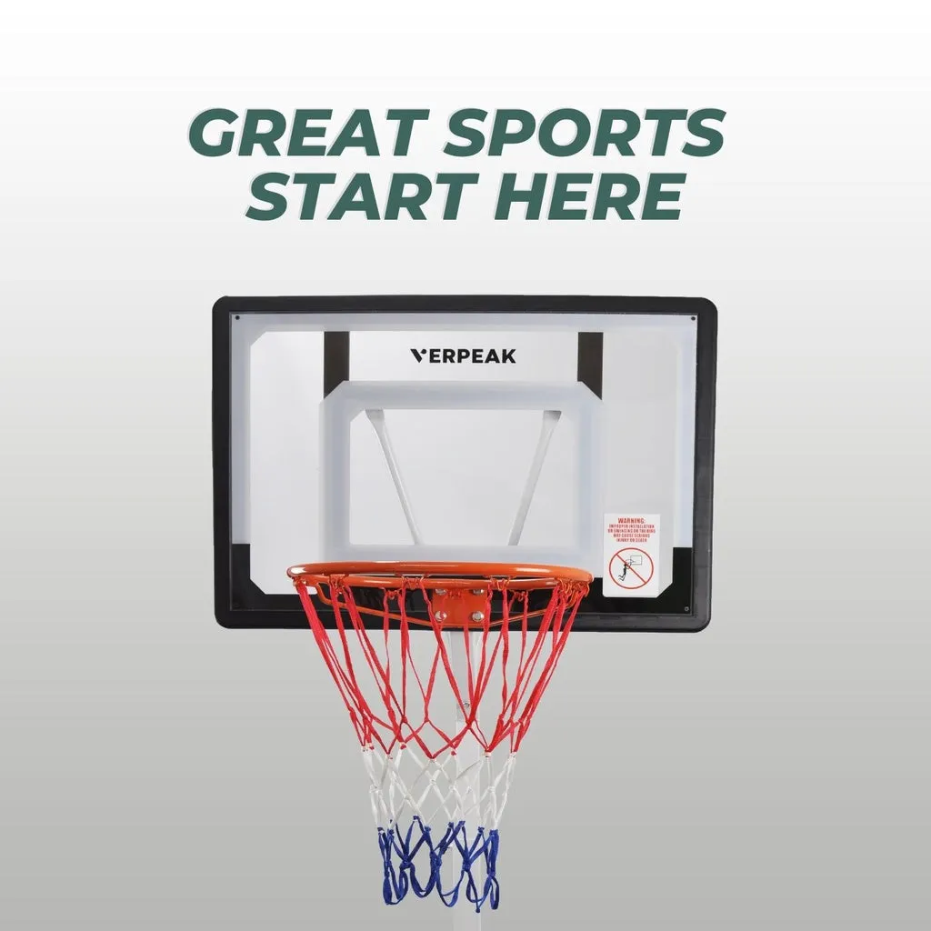 Adjustable Basketball Hoop Stand, Portable, Indoor/Outdoor - Verpeak