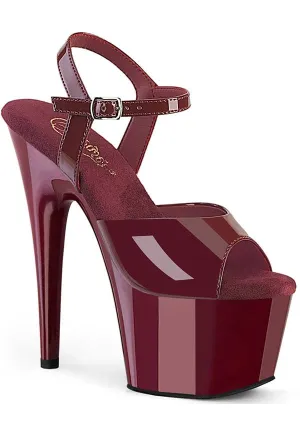 ADORE-709 [Burgundy Pat] | PLATFORM HEELS [PREORDER]