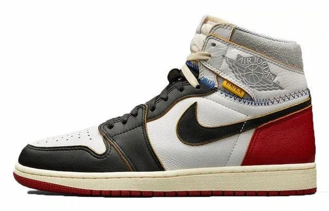 Air jordan 1 fearless aj1 men's shoe with red and blue stitching for comfort