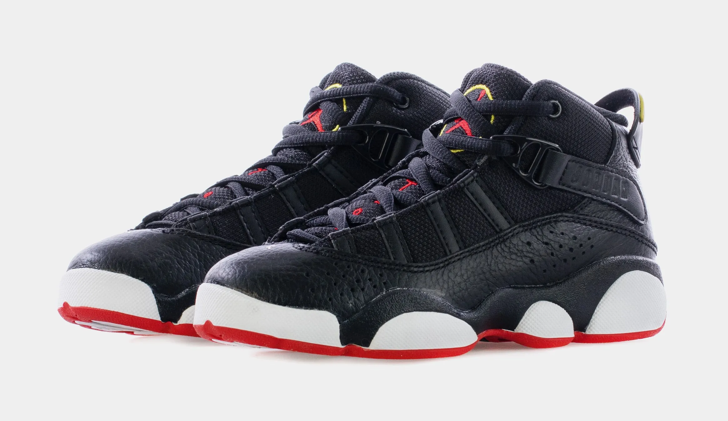 Air Jordan 6 Rings Preschool Lifestyle Shoes (Black)