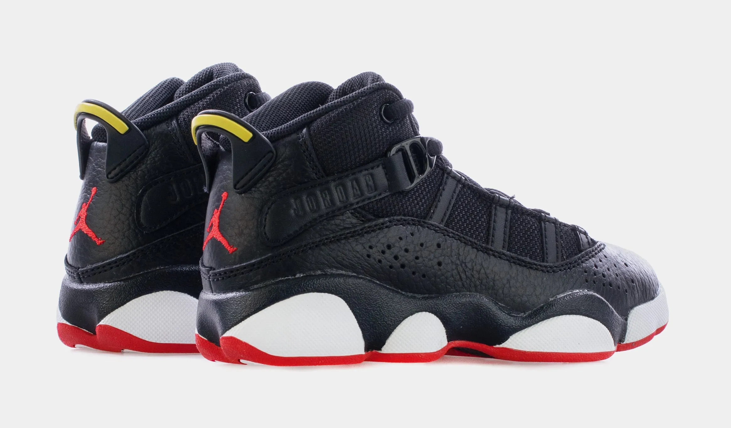 Air Jordan 6 Rings Preschool Lifestyle Shoes (Black)