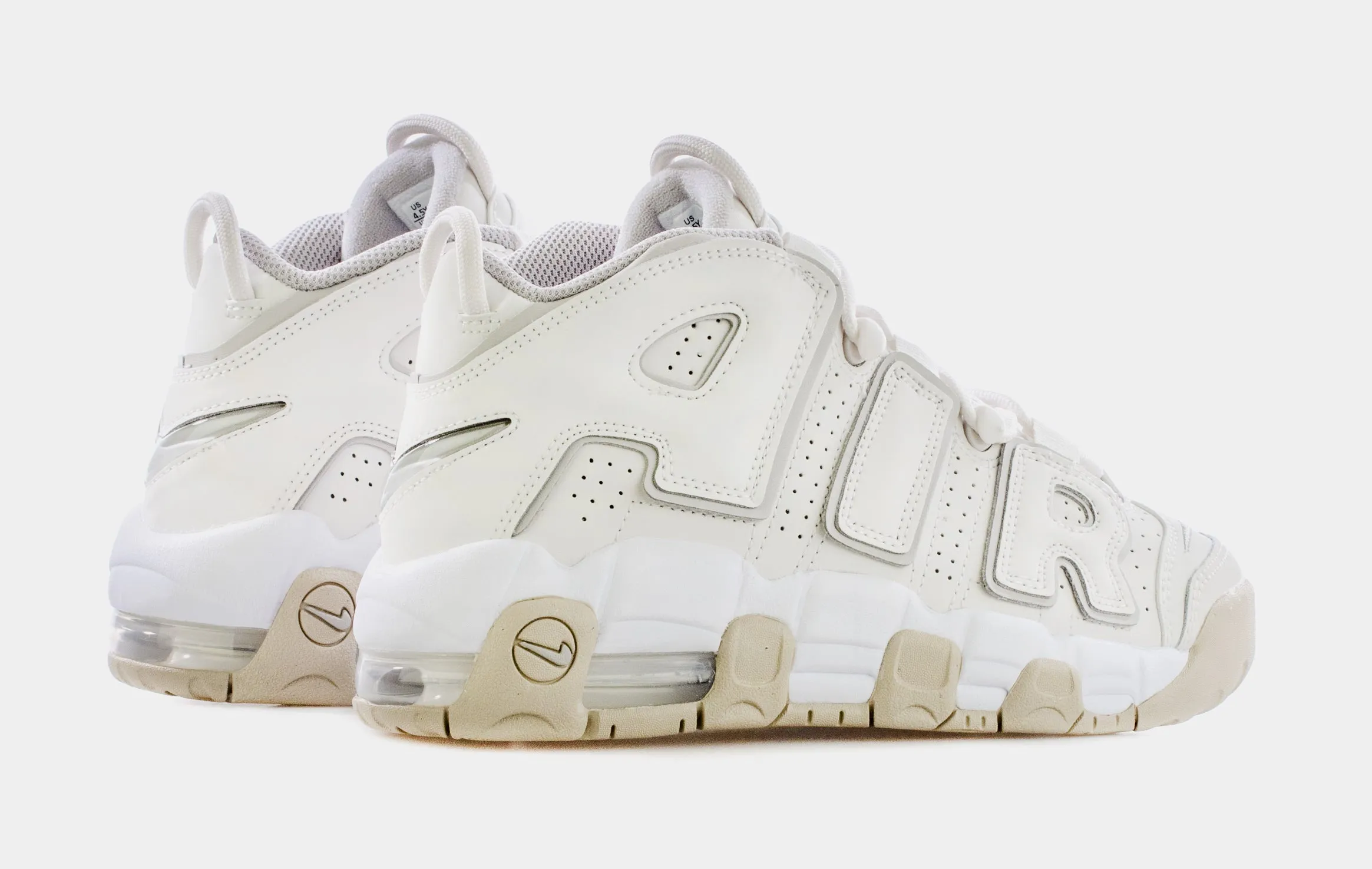 Air More Uptempo Phantom Grade School Lifestyle Shoes (Beige)