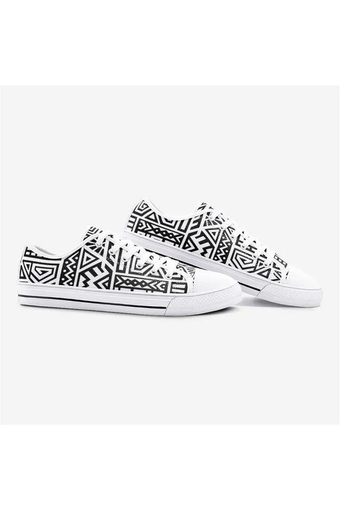 Aztec Warrior Unisex Low Top Canvas Shoes