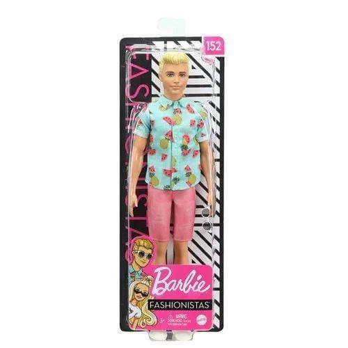 Barbie Ken Fashionistas Doll #152 with Sculpted Blonde Hair