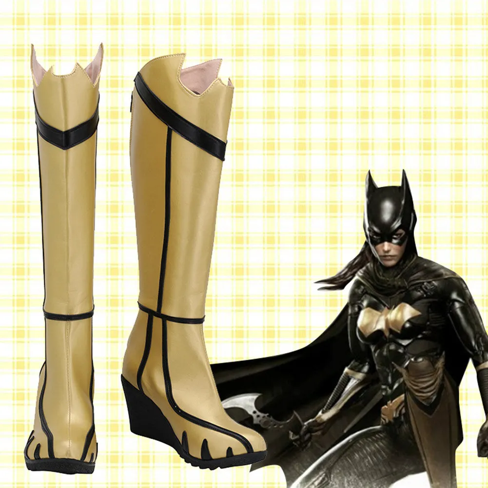 Batman Arkham Knight: Batgirl Boots Halloween Costumes Accessory Cosplay Shoes