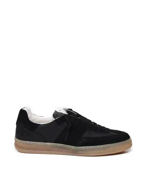 Black Calfskin Sporty Sneakers