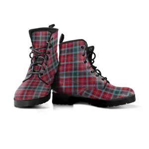 British Columbia Province Canada Tartan Leather Boots