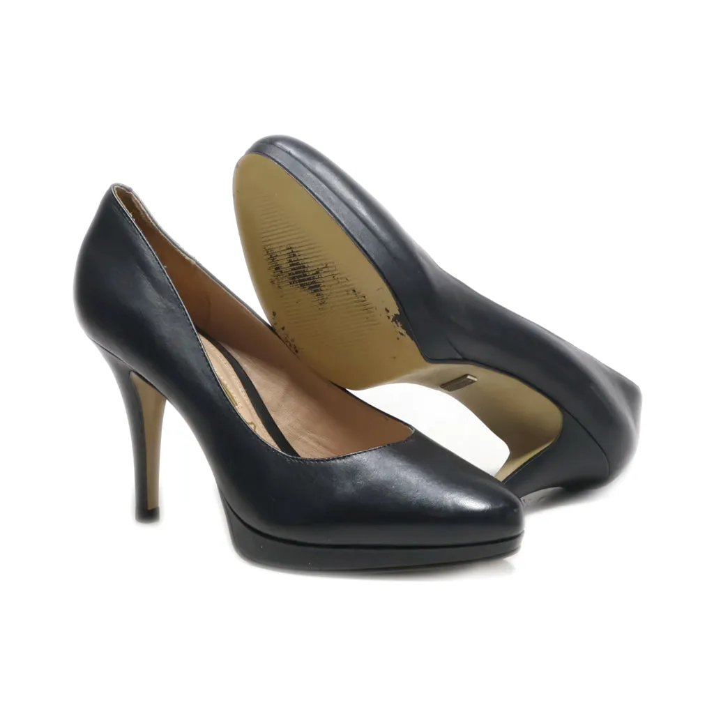 Buffalo High-Heel Shoes Leather Black Colour For Women