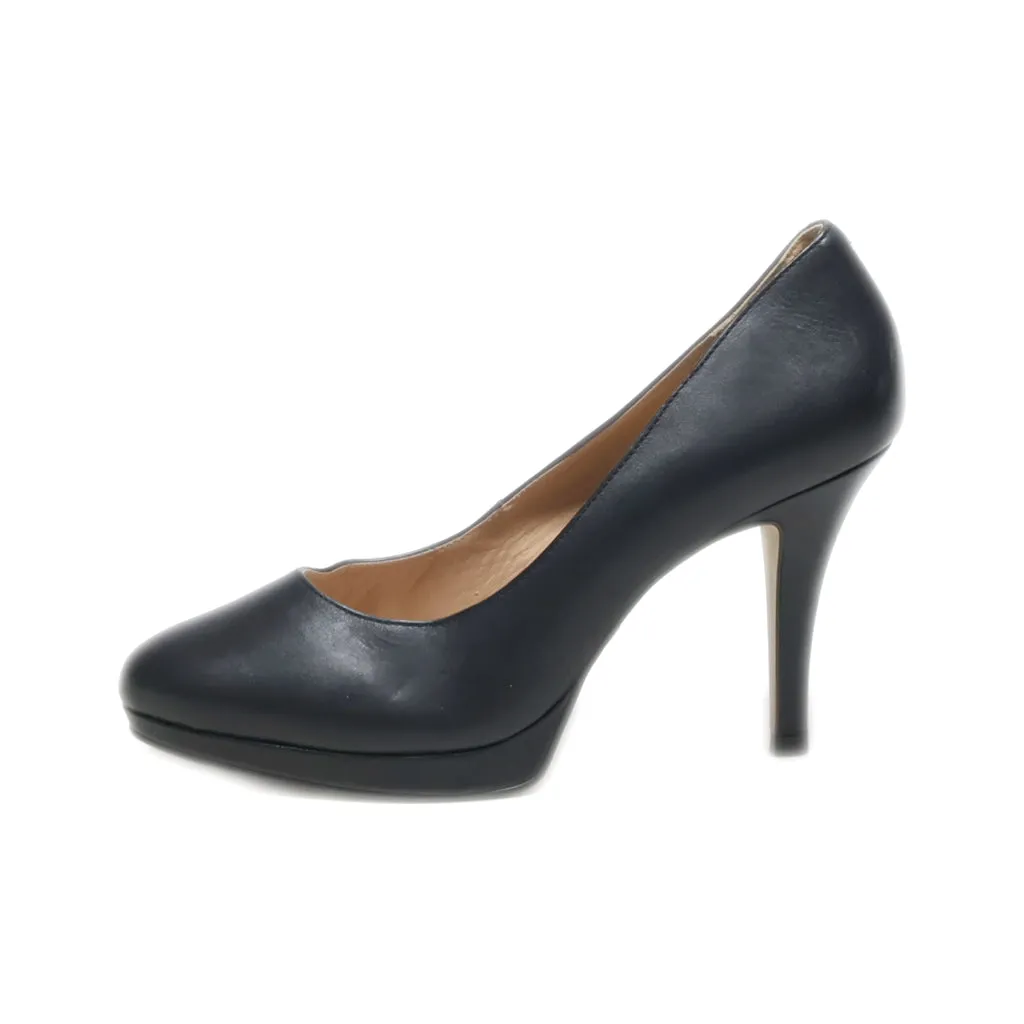 Buffalo High-Heel Shoes Leather Black Colour For Women