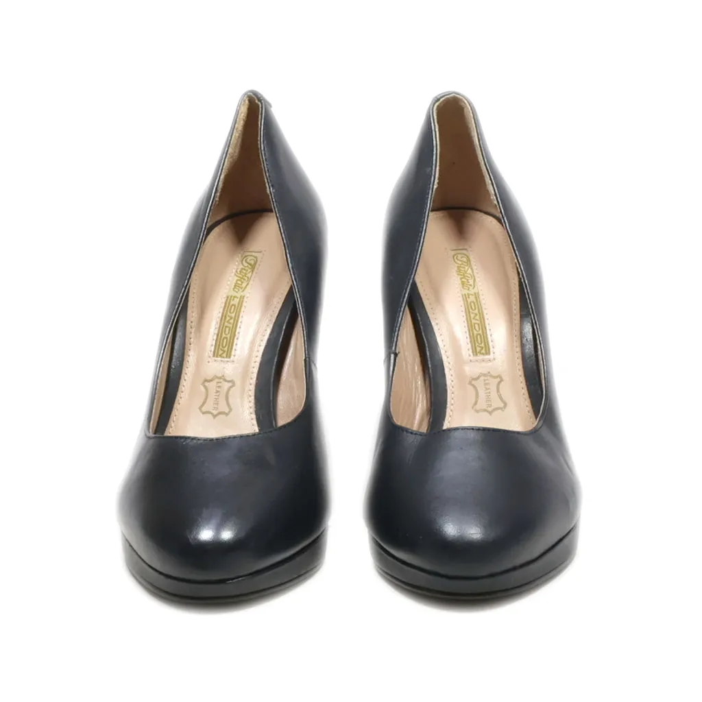 Buffalo High-Heel Shoes Leather Black Colour For Women