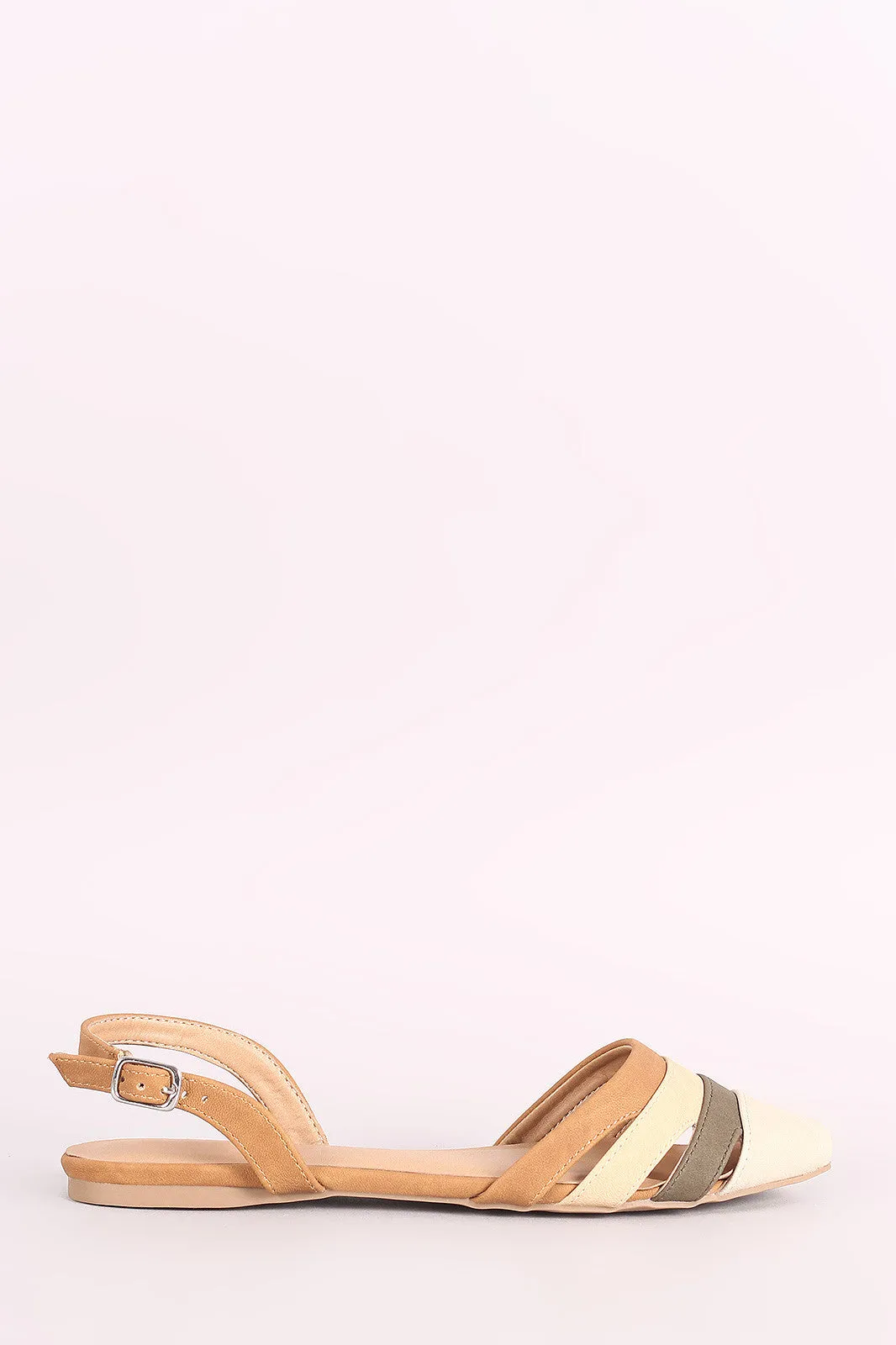 City Classified Colorblock Slingback Flat