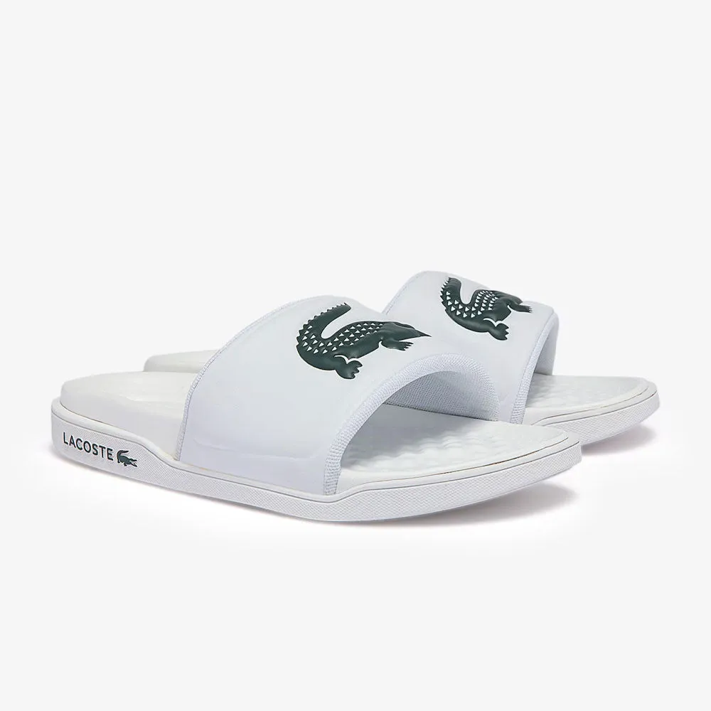 Croco Dualiste Synthetic Logo Strap Slides