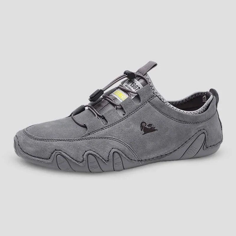 Dbeck® UrbanStride: Nubuck Leather Sportstyle Shoes For Outdoor And Everyday