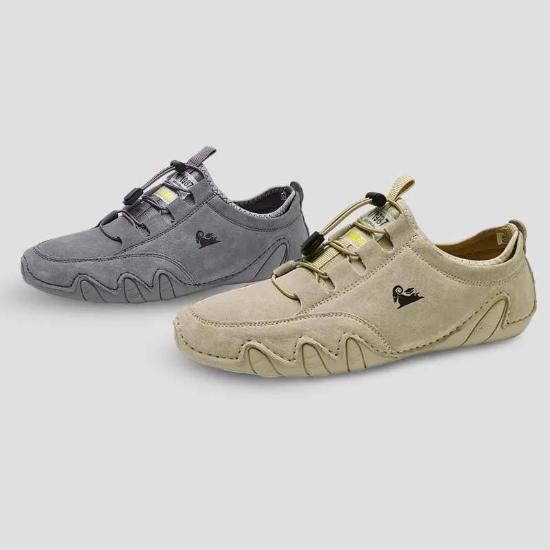 Dbeck® UrbanStride: Nubuck Leather Sportstyle Shoes For Outdoor And Everyday