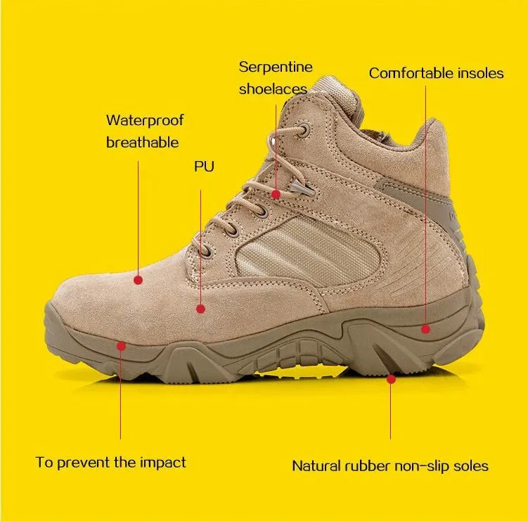 Desert Storm Delta Tactical Work Boots/Trekking/hiking/Hunting Shoes