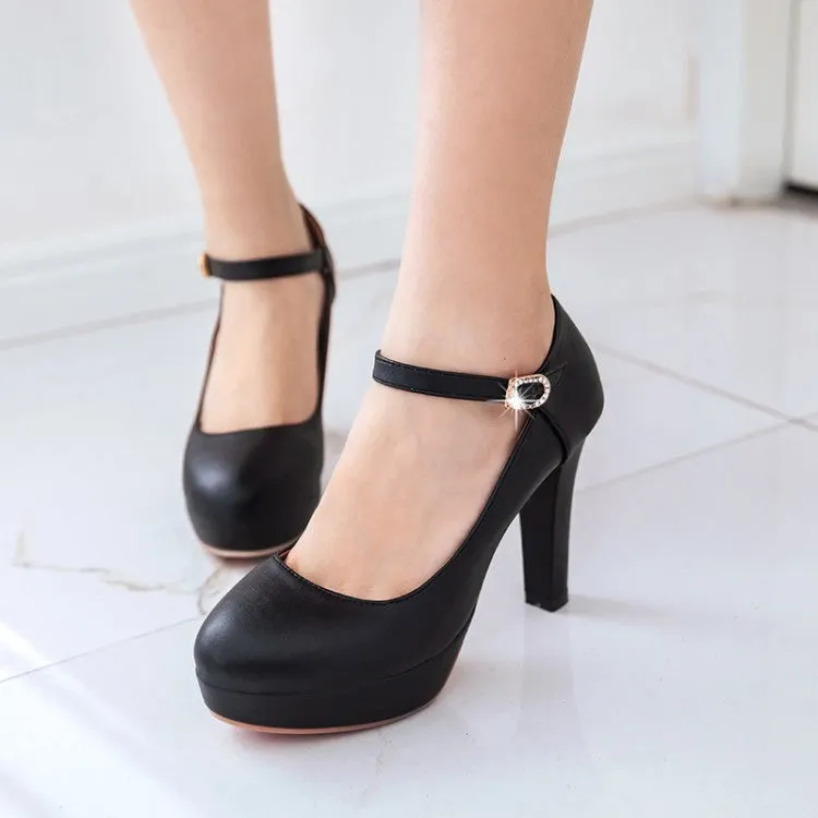 Diamond Strap High-Heel Shoes SD00119