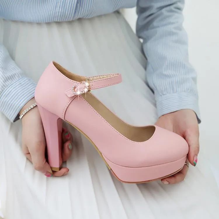 Diamond Strap High-Heel Shoes SD00119