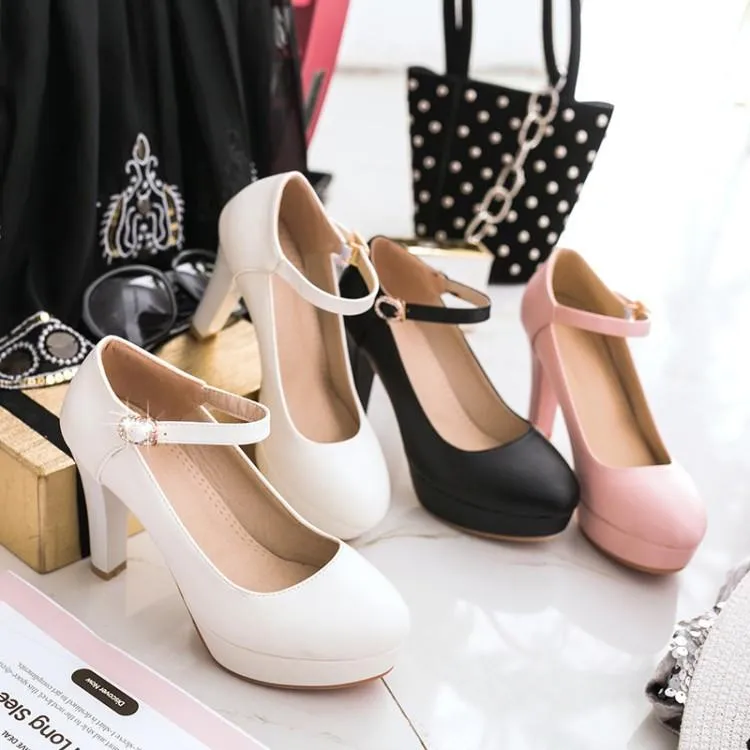 Diamond Strap High-Heel Shoes SD00119