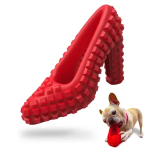 Dog Chew Toys for Aggressive Chewers - Treat Dispensing Chew Shoe Interactive Small Medium Dog Puzzle Toys