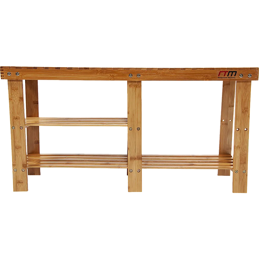 Eco-friendly Bamboo Shoe Rack Bench with Boot Storage