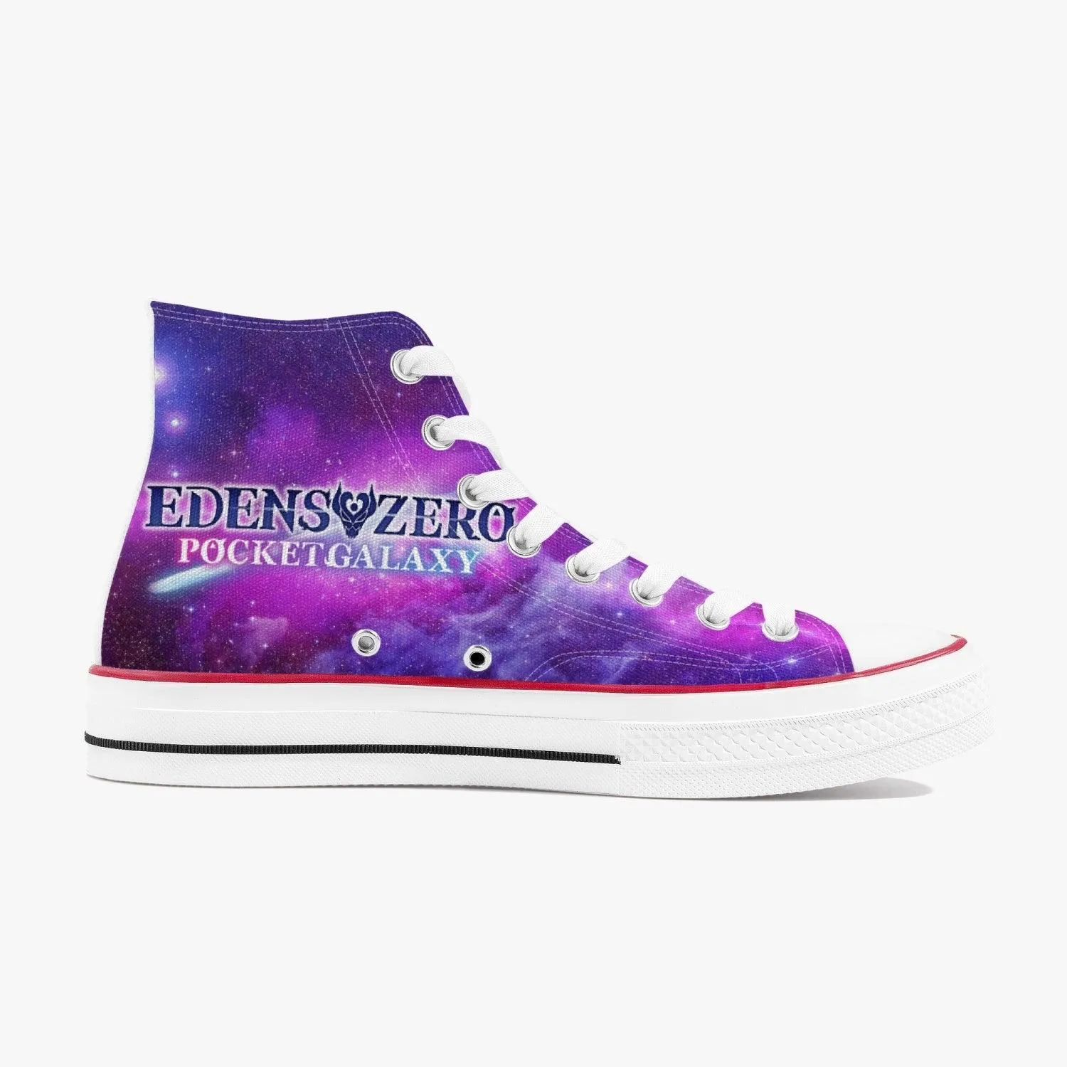 Edens Zero Ziggy A-Star High White Anime Shoes