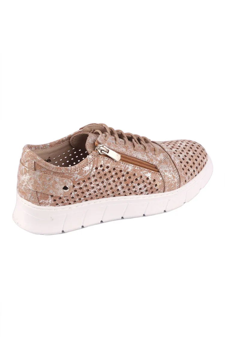 EG172P Printed Sneakers in Taupe