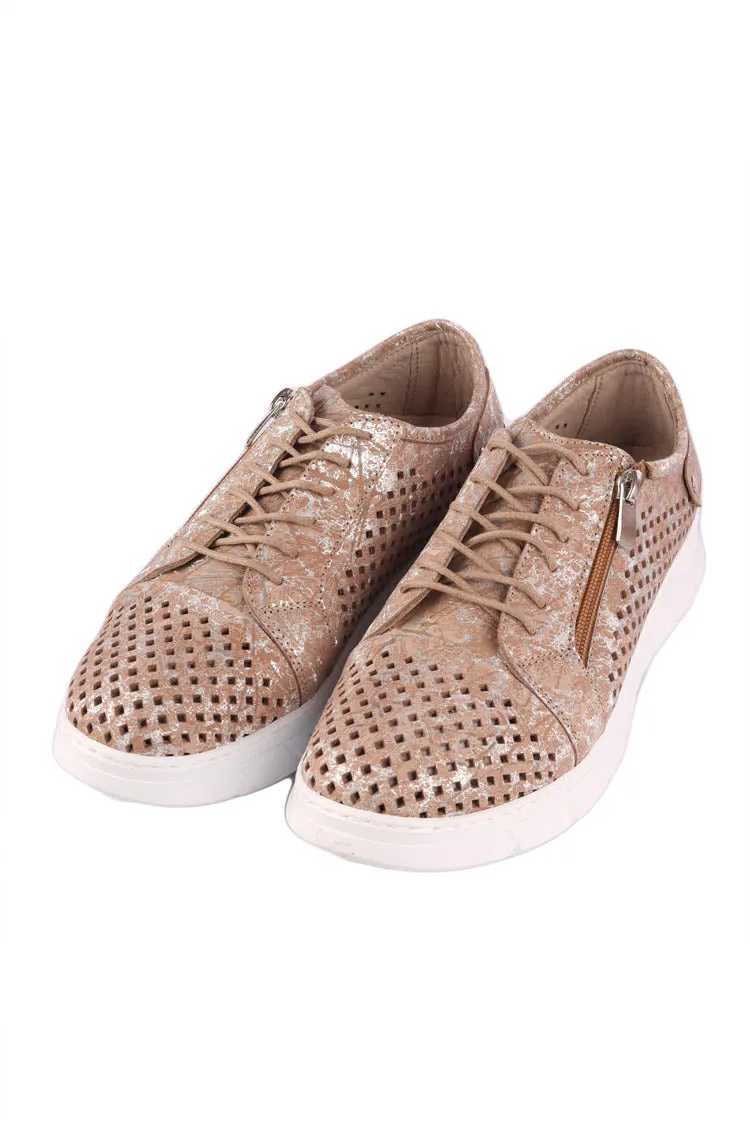 EG172P Printed Sneakers in Taupe