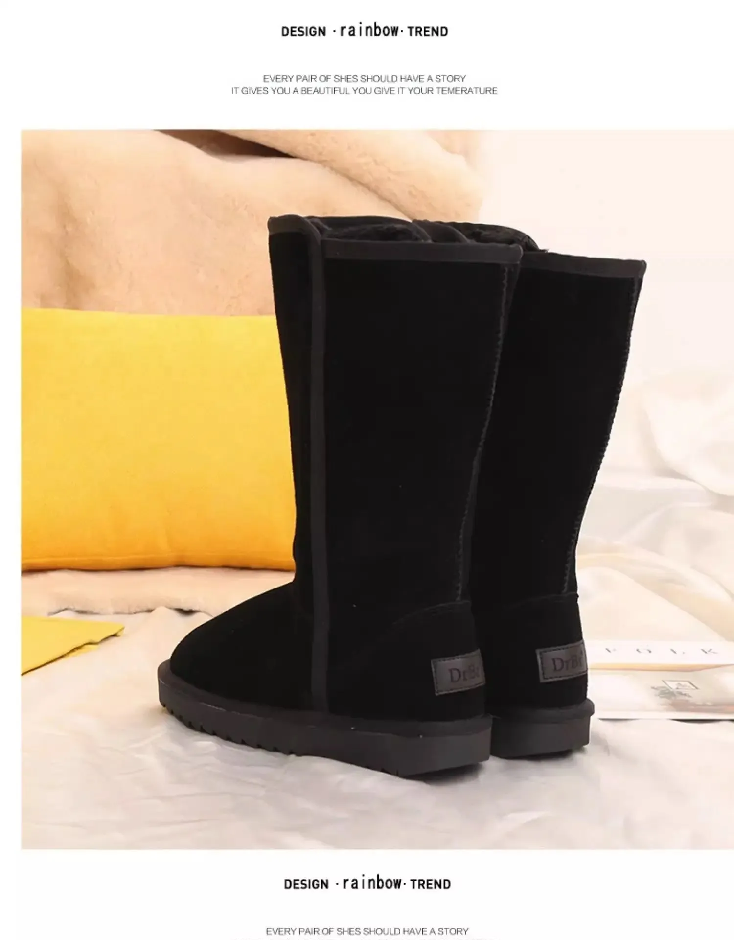 Fleece-lined Thickened Winter Boot