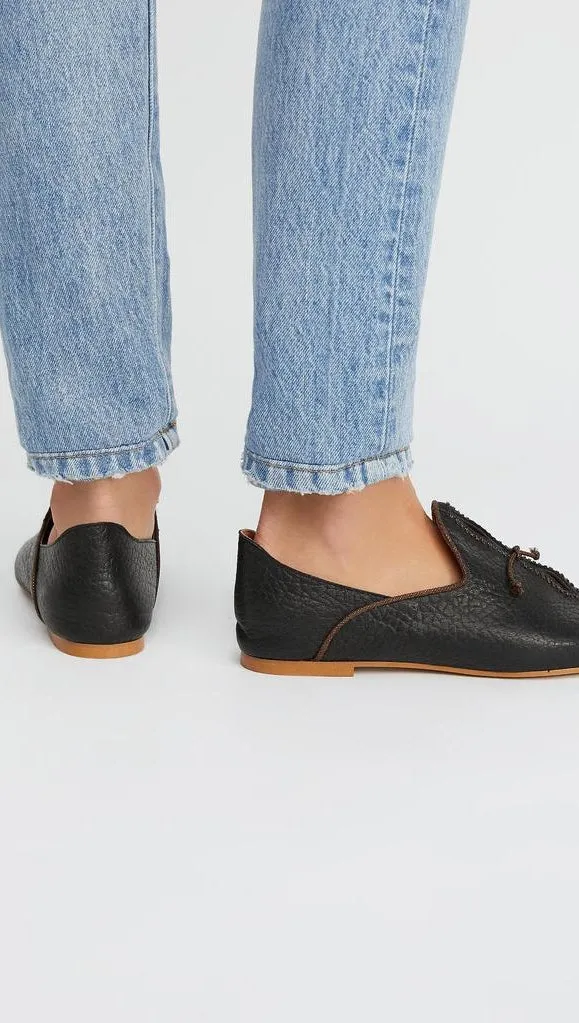 Free People St. Lucia Flats Black