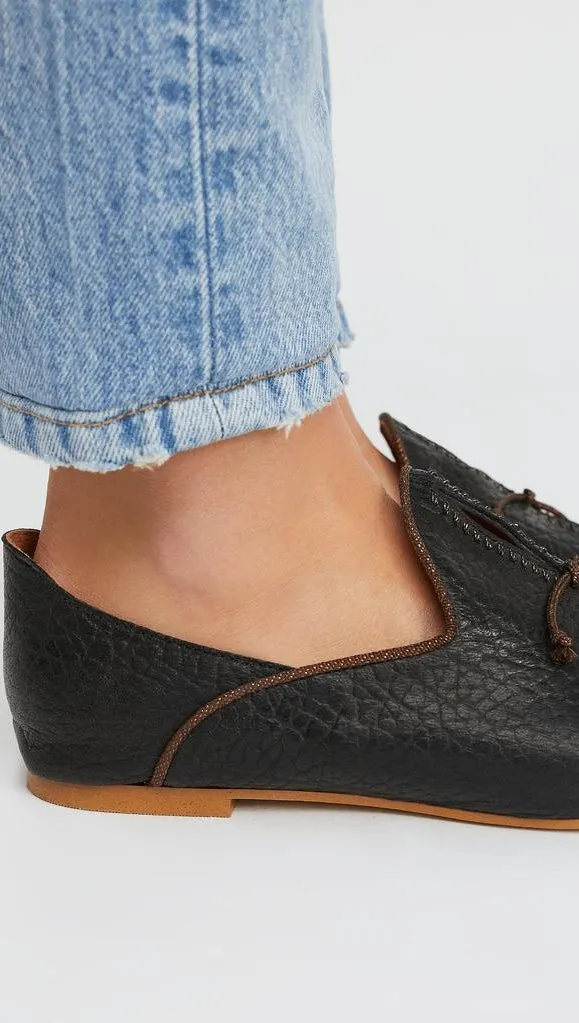 Free People St. Lucia Flats Black