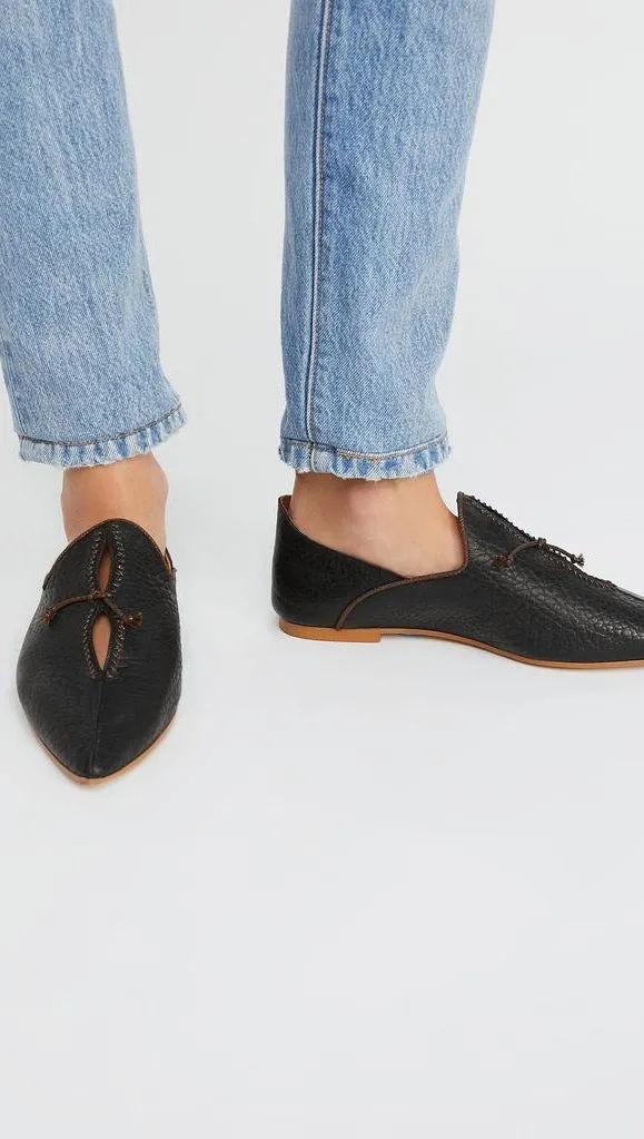 Free People St. Lucia Flats Black