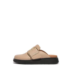 Gen-Ff Maxi-Buckle Leather Mules