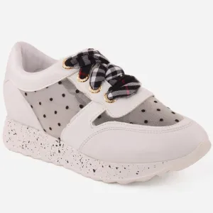 Girls "MILA" Sparkle Lace Up Trainers