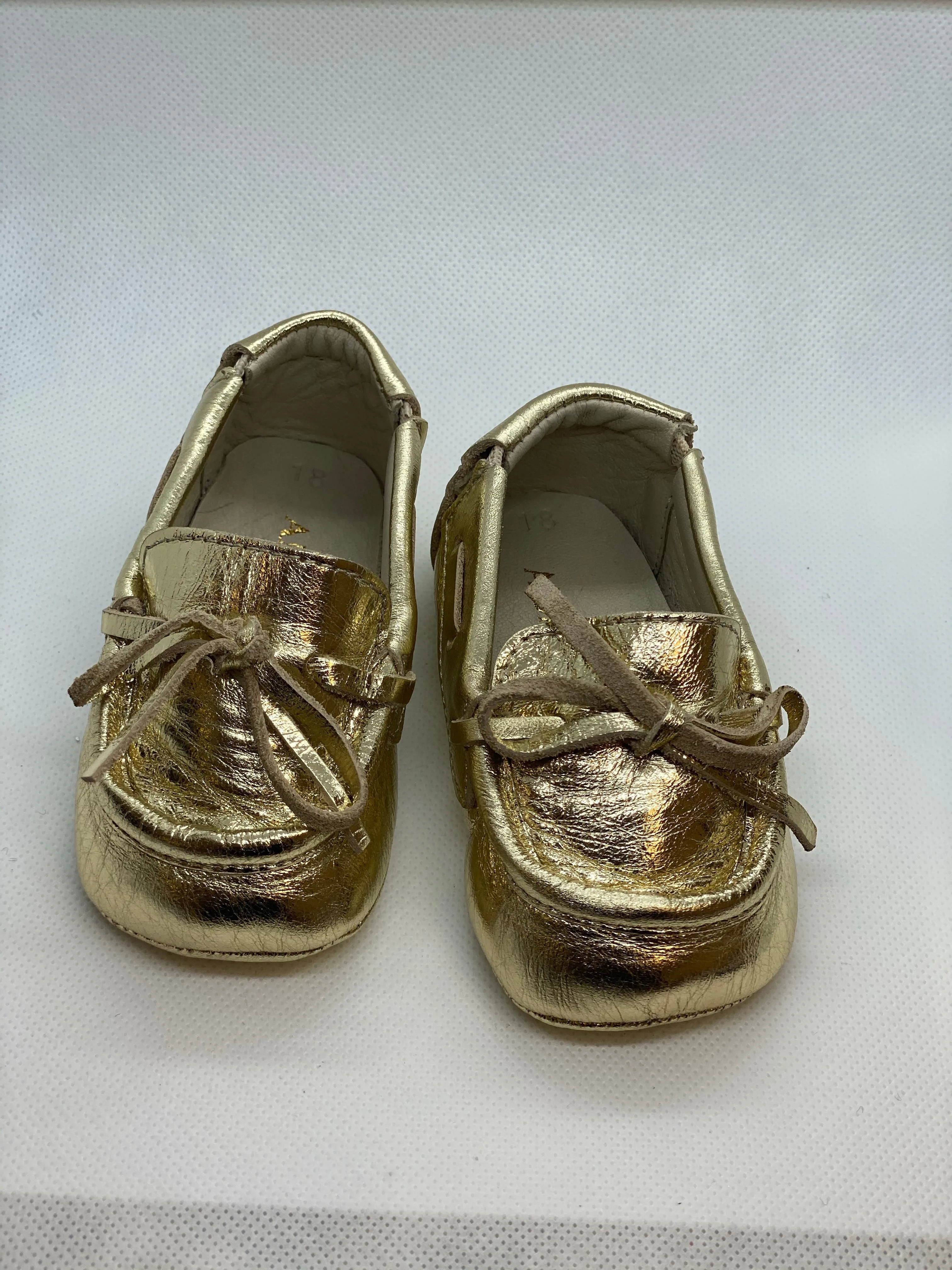 Gold Loafers